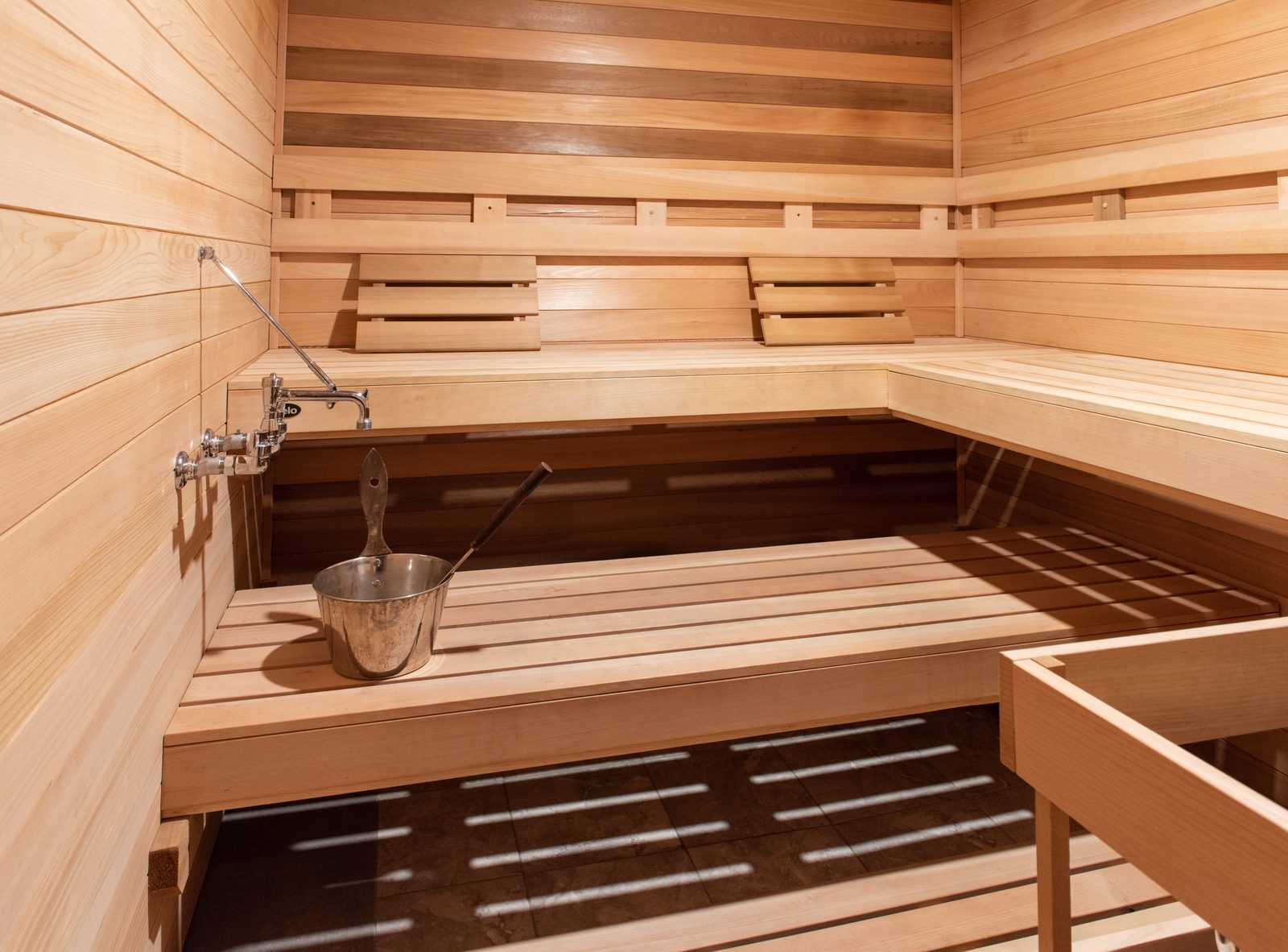 Sauna interior