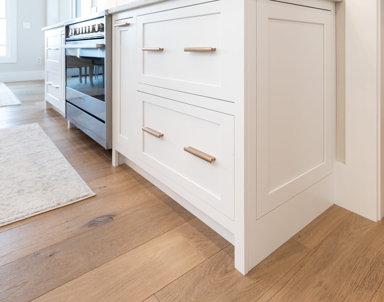 Shiloh Hanover flush inset kitchen in Arctic, Rindge NH