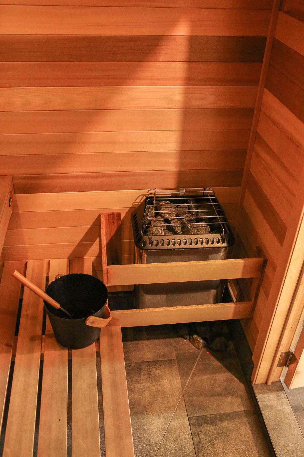 Sauna interior
